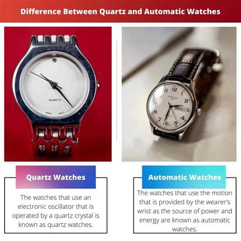 difference between quartz and automatic.